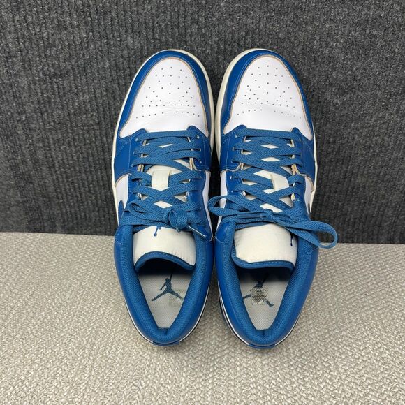 Nike Air Jordan 1 Low SE White Industrial Blue Shoes Mens 12 FN5214-141